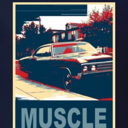 1970 Buick Wildcat Hope Style Muscle Car T Shirt