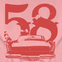 1958 Christine Movie Fury Rear View Faded Graphic T Shirt
