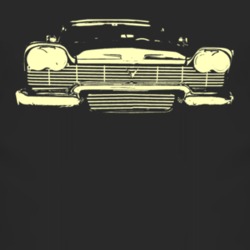 1958 Plymouth Fury Grill Faded Look Christine Movie T Shirt