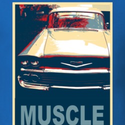 1958 Chevy Biscayne Hope Style Muscle Car T Shirt