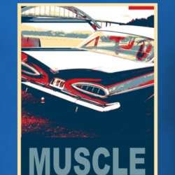 1959 Chevy Bel Air Hope Style Muscle Car T Shirt