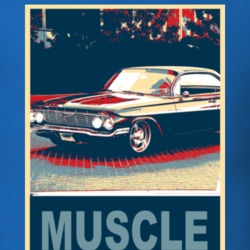 1961 Chevy Bel Air Hope Style Muscle Car T Shirt
