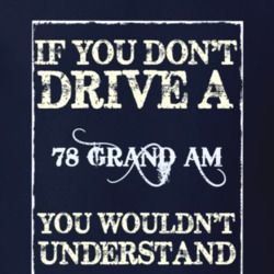 If You Dont Drive A 1978 Pontiac Grand Am Funny Classic Car T Shirt