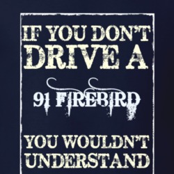If You Dont Drive A 1991 Firebird Trans Am Funny Classic Car T Shirt