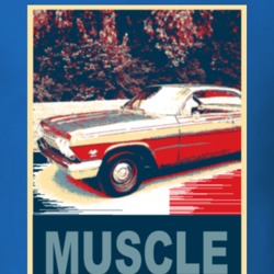 1962 Chevy Bel Air Hope Style Muscle Car T Shirt
