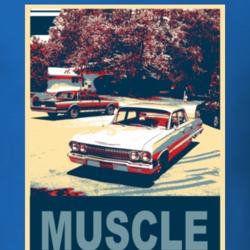 1963 Chevy Bel Air Hope Style Muscle Car T Shirt