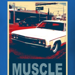 1966 Chevy Bel Air Hope Style Muscle Car T Shirt