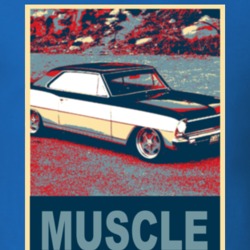 1966 Chevy Nova Hope Style Muscle Car T Shirt