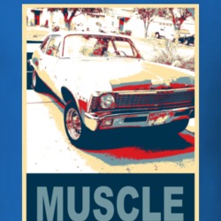 1971 Chevy Nova Hope Style Muscle Car T Shirt