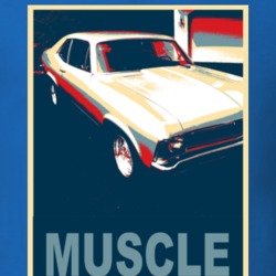 1972 Chevy Nova Hope Style Muscle Car T Shirt