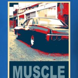 1973 Chevy Bel Air Hope Style Muscle Car T Shirt