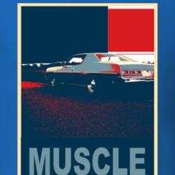 1974 Chevy Bel Air Hope Style Muscle Car T Shirt