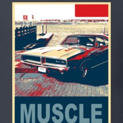 1969 Dodge Charger Muscle Car Hope Style T Shirt