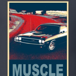 1970 Dodge Challenger Muscle Car Hope Style T Shirt