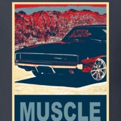1970 Dodge Charger Muscle Car Hope Style T Shirt