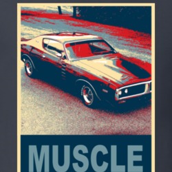 1972 Dodge Charger Muscle Car Hope Style T Shirt