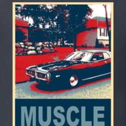 1973 Dodge Charger Muscle Car Hope Style T Shirt