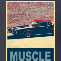 1974 Dodge Charger Muscle Car Hope Style T Shirt
