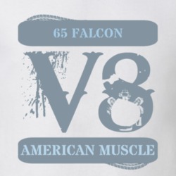 1965 Falcon Muscle Car V8 T Shirt