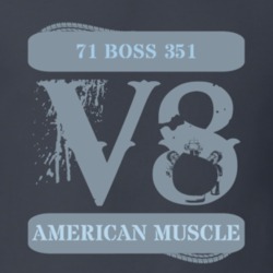 1971 Boss 351 American Muscle Car V8 T Shirt