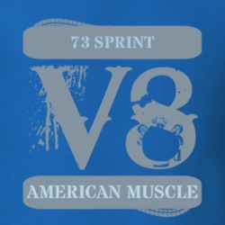 1973 Gmc Sprint Muscle Car V8 Faded T Shirt