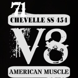 1971 CHEVELLE SS American Muscle V8 Car Lover T Shirt