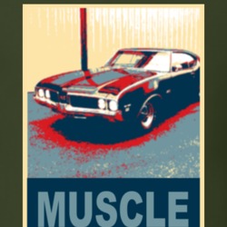 1969 Oldsmobile 442 Muscle Car Hope Style T Shirt