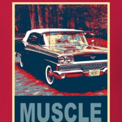 1959 Galaxie Muscle Car Hope Style T Shirt