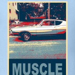 1968 Torino Gt  Muscle Car Hope Style T Shirt