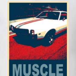 1968 AMC AMX Muscle Car Hope Style T Shirt