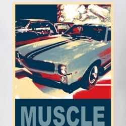 1969 AMC AMX Muscle Car Hope Style T Shirt