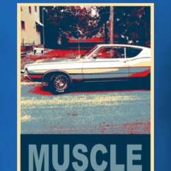 1968 Torino Gt  Muscle Car Hope Style T Shirt