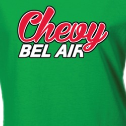 Chevy Bel Air Coors Label Parody T Shirt