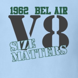 1962 Chevy Bel Air Size Matters Faded Look T Shirt