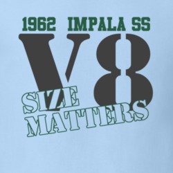 1962 Chevy Impala SS Size Matters Faded Look T Shirt