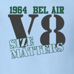 1964 Chevy Bel Air Size Matters Faded Look T Shirt