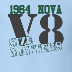 1964 Chevy Nova Size Matters Faded Look T Shirt