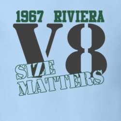 1967 Buick Riviera Size Matters Faded Look T Shirt