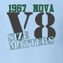 1967 Chevy Nova Size Matters Faded Look T Shirt