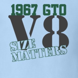 1967 Pontiac GTO Size Matters Faded Look T Shirt