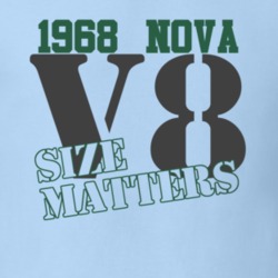 1968 Chevy Nova Size Matters Faded Look T Shirt