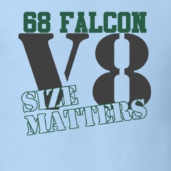 1968 Falcon Size Matters Faded Look T Shirt