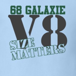 1968 Galaxie Size Matters Faded Look T Shirt