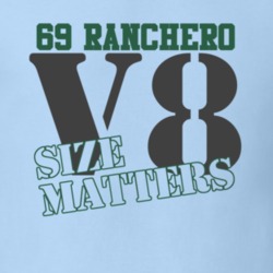 1969 Ranchero Size Matters Faded Look T Shirt