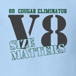 1969 Mercury Cougar Eliminator Size Matters Faded Look T Shirt