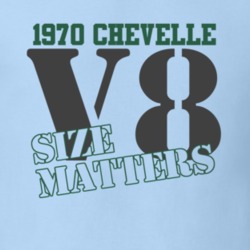 1970 Chevelle Size Matters Faded Look T Shirt