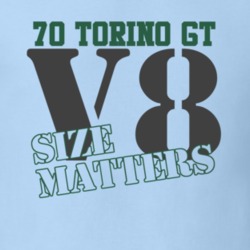 1970 Torino GT Size Matters Faded Look T Shirt