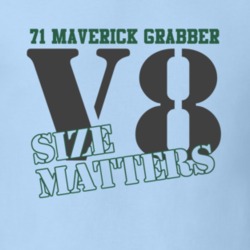 1971 Maverick Grabber Size Matters Faded Look T Shirt