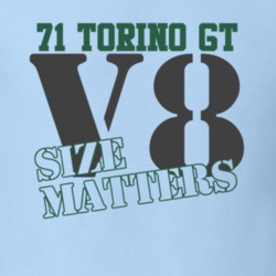 1971 Torino GT Size Matters Faded Look T Shirt