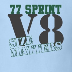 1977 Gmc Sprint Size Matters Faded Look T Shirt